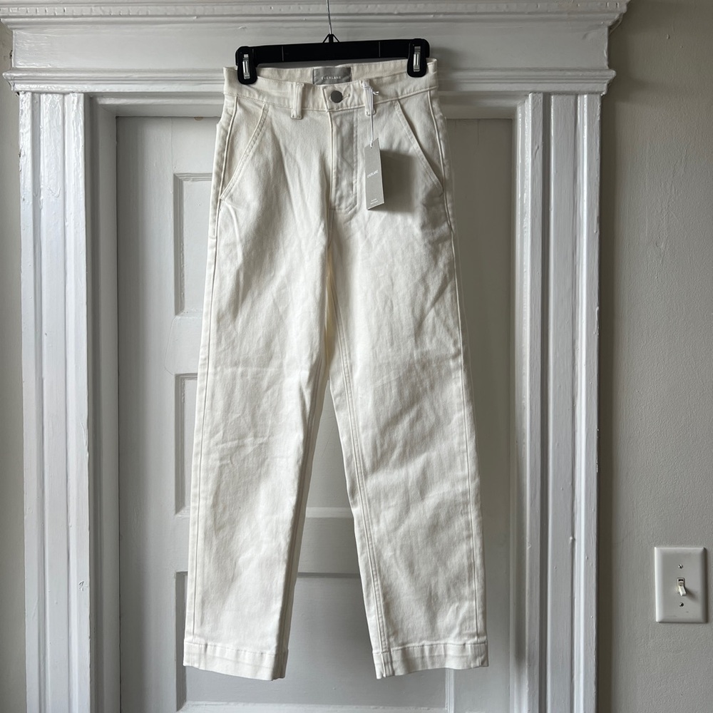 NWT Everlane The Straight Leg Crop Pants